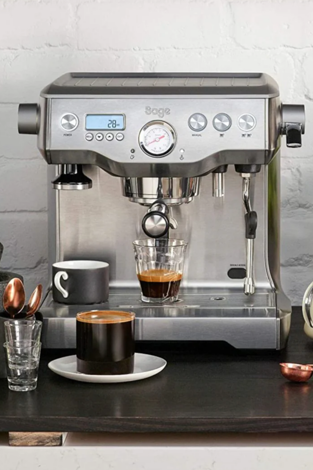 Sage the Dynamic Duo Espresso Machine and Coffee Grinder