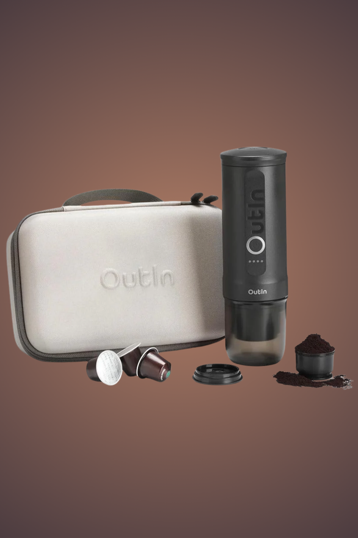 OutIn Traveler Nano Portable Espresso Machine Gift Set - Space Grey