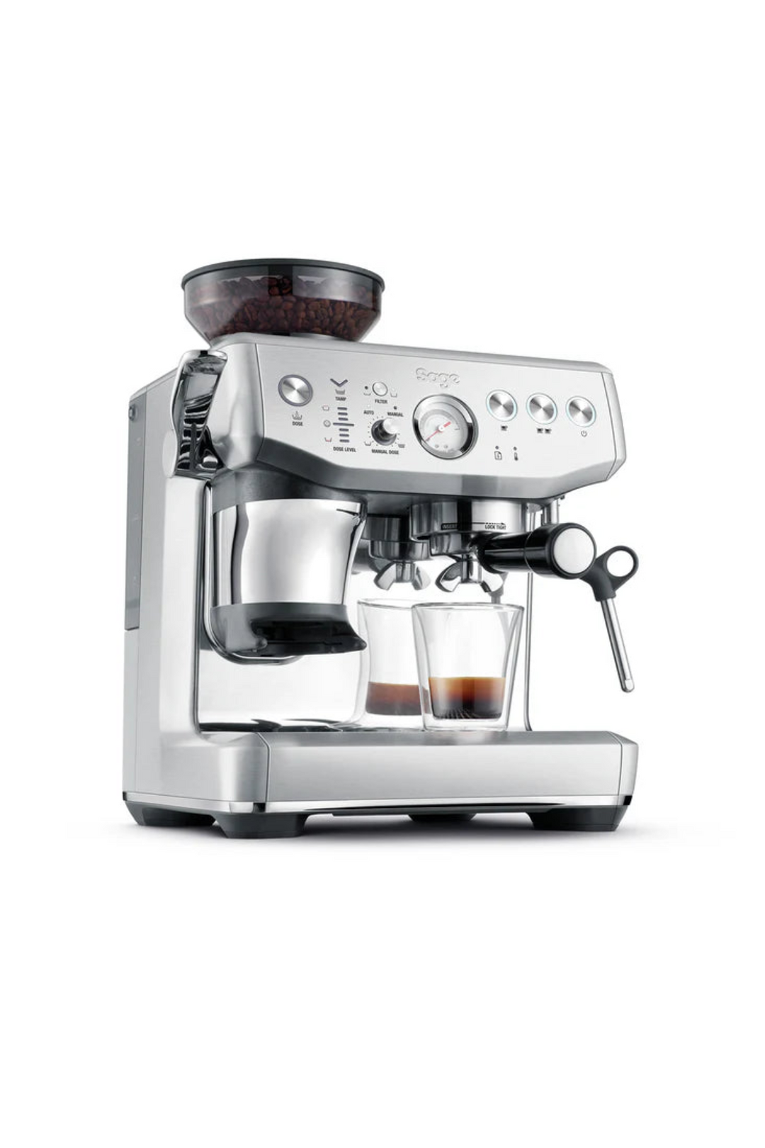 Sage Barista Express Impress Espresso Machine - Stainless Steel