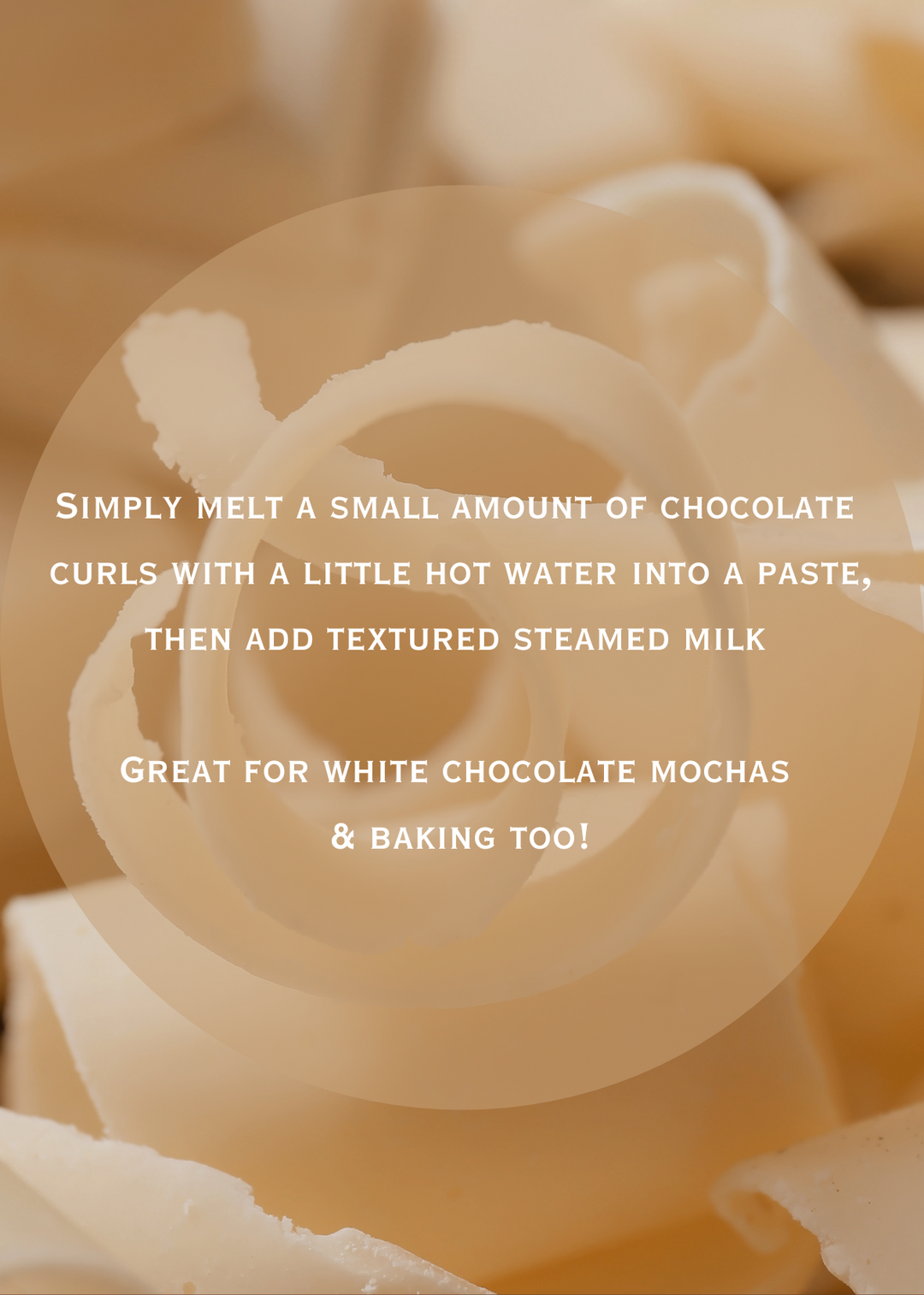White Chocolate Curls