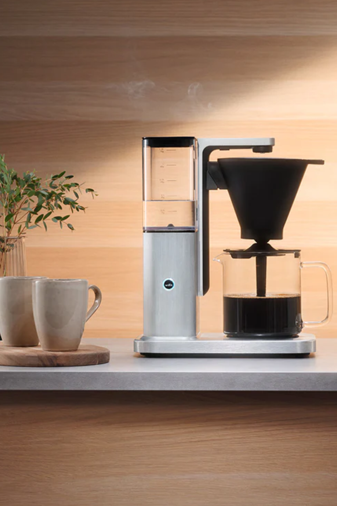 Wilfa Zense Alux Coffee Maker - Brushed Aluminium