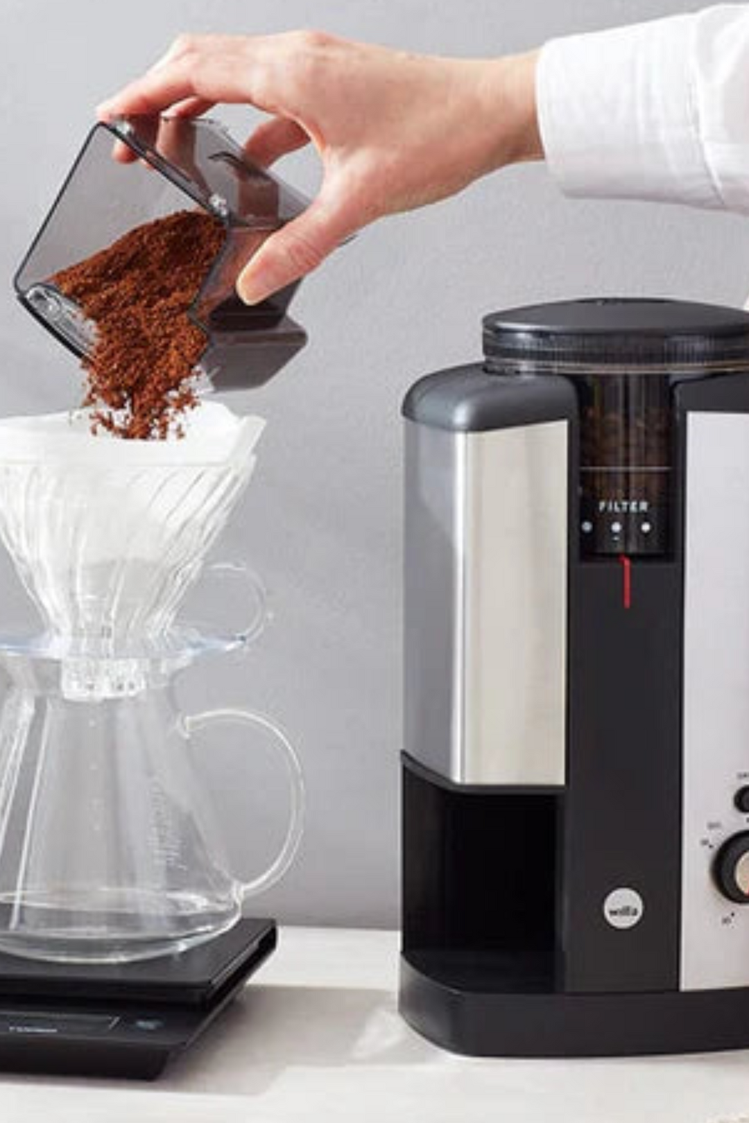 Wilfa Svart Coffee Grinder - Silver