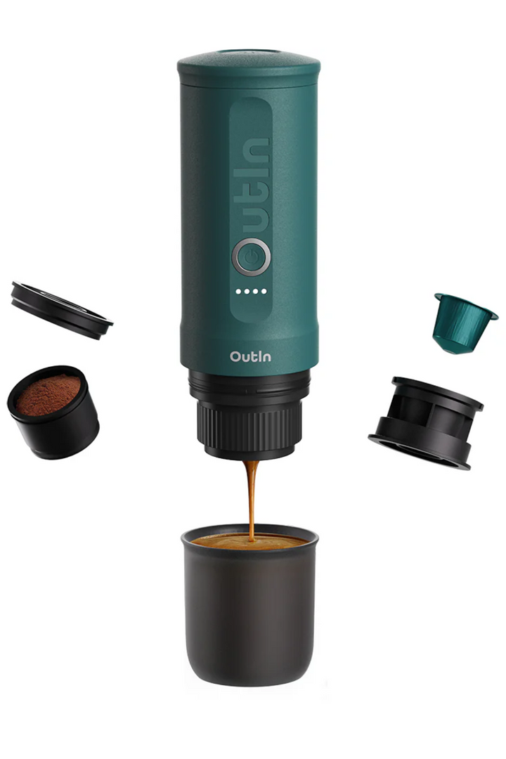 OutIn Nano Portable Espresso Machine - OutIn Teal
