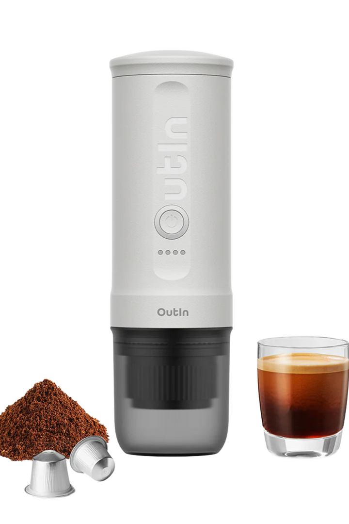 OutIn Nano Portable Espresso Machine - Pearl White
