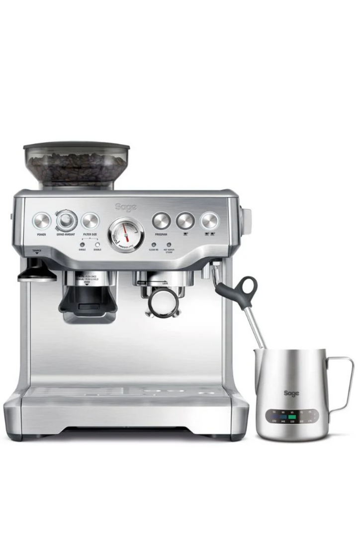 Sage The Barista Express Espresso Machine With Temp Control Milk Jug