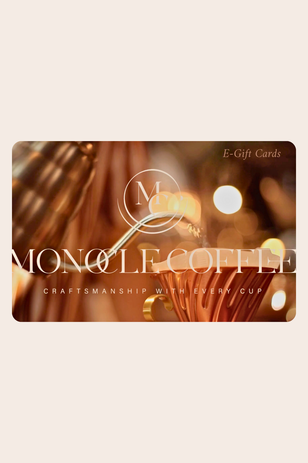 Monocle Coffee £50 E-Gift Card